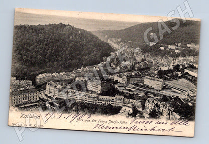 Postcard Karlovy Vary historical 1905 (M5720)