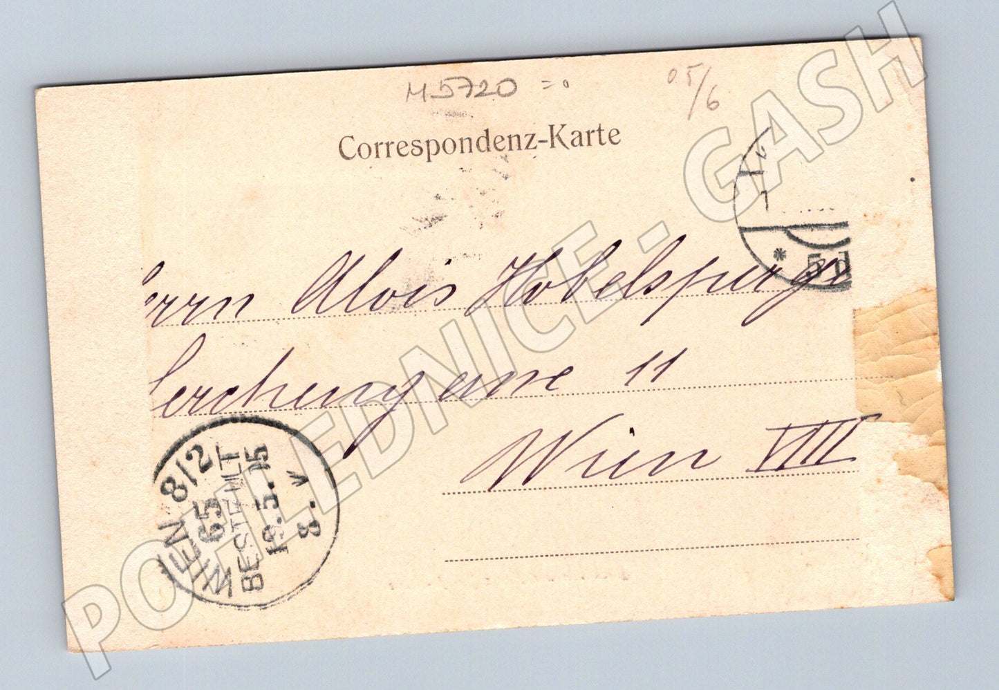 Postcard Karlovy Vary historical 1905 (M5720)