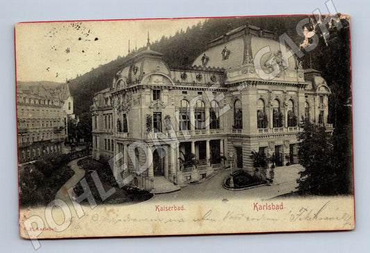 Postcard Karlovy Vary Kaiserbad 1902 (M5724)