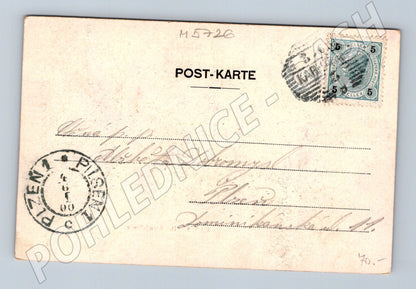 Postcard Karlovy Vary Sprudelhalle historical (M5726)