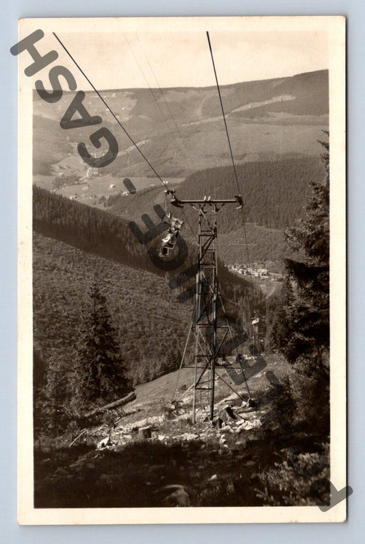 Pohlednice Krkonoše lanovka na Sněžku Pec (M573)