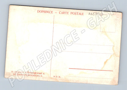 Postcard Prague Fürstenberg Garden II historical (M5736)