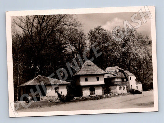 Postcard Prague Yugoslav Village Exhibition 1948 (M5744)