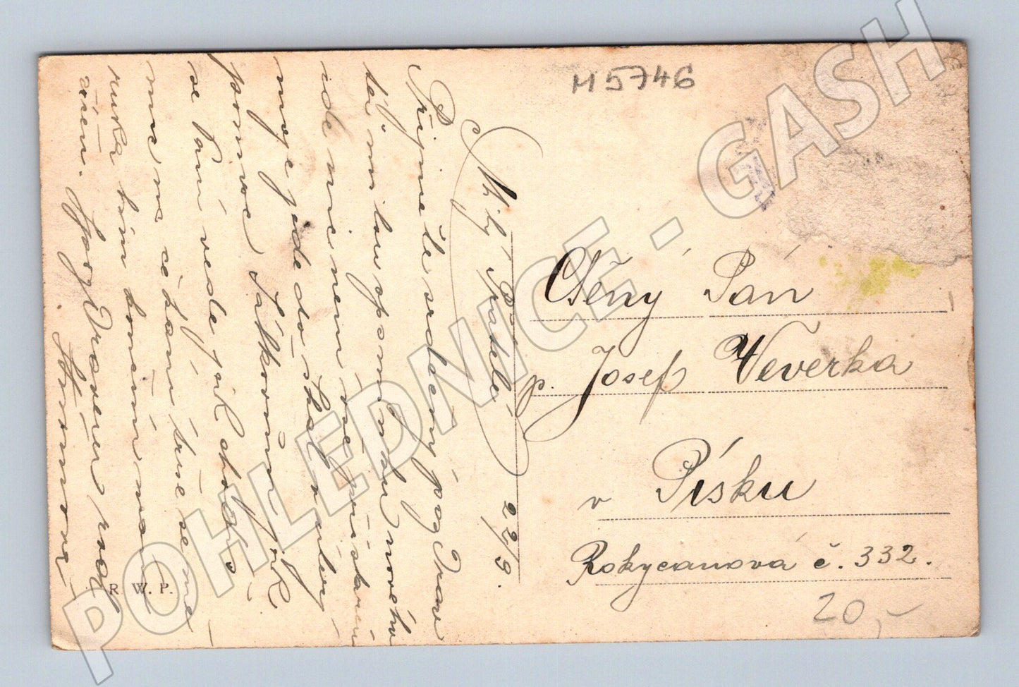 Postcard Prague National Museum historical (M5746)