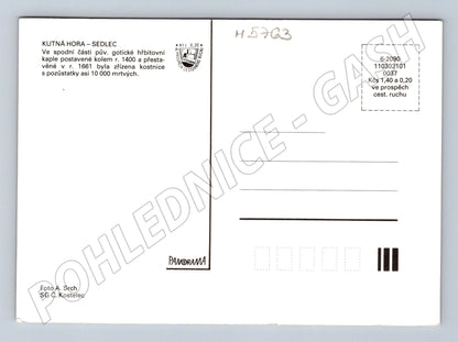 Pohlednice Kutná Hora Sedlec kostnice unikátní (M5763)