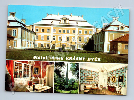 Pohlednice Krásný Dvůr státní zámek (M5774)