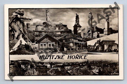 Pohlednice Husitské Hořice historická koláž (M578)