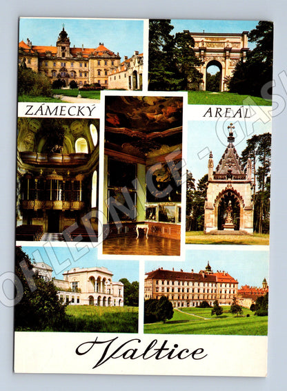 Pohlednice Zámek Valtice koláž neprošlá (M5787)