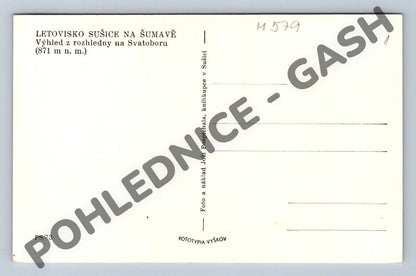Pohlednice Sušice výhled z rozhledny Svatobor (M579)