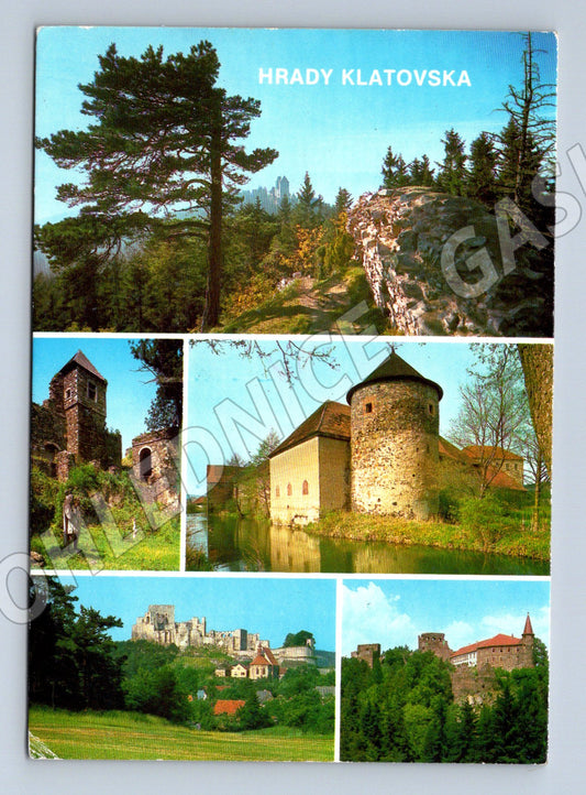Pohlednice Hrady Klatovska Kašperk Rabí Švihov Velhartice (M5790)