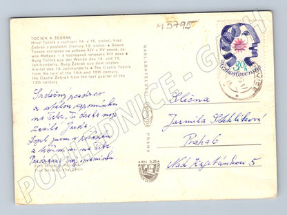 Pohlednice Hrady Točník a Žebrák více pohledů (M5795)