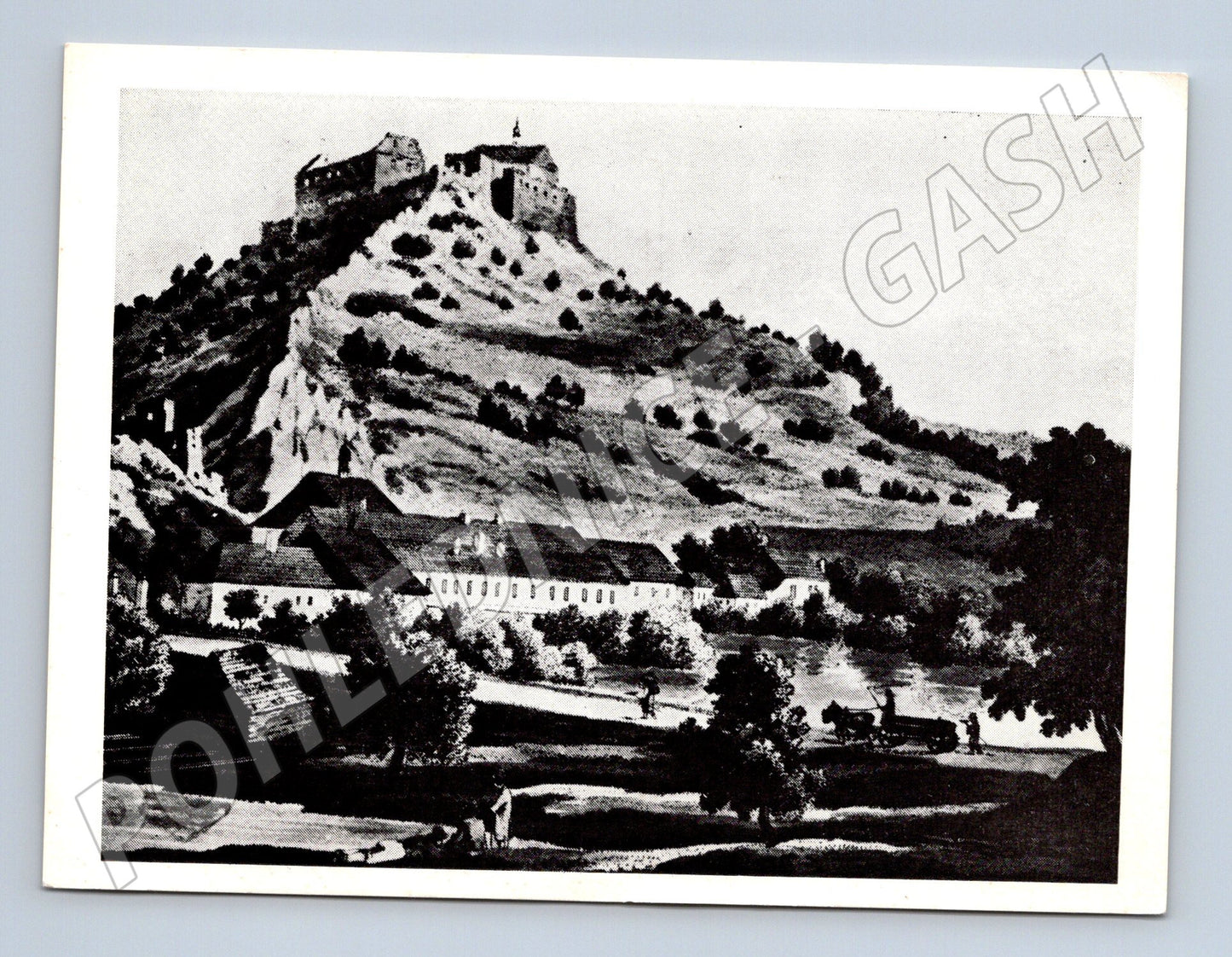 Postcard Točník Castle, the foothills and Pucherna (M5799)