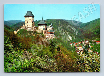 Pohlednice Hrad Karlštejn Československo prošlá (M5803)