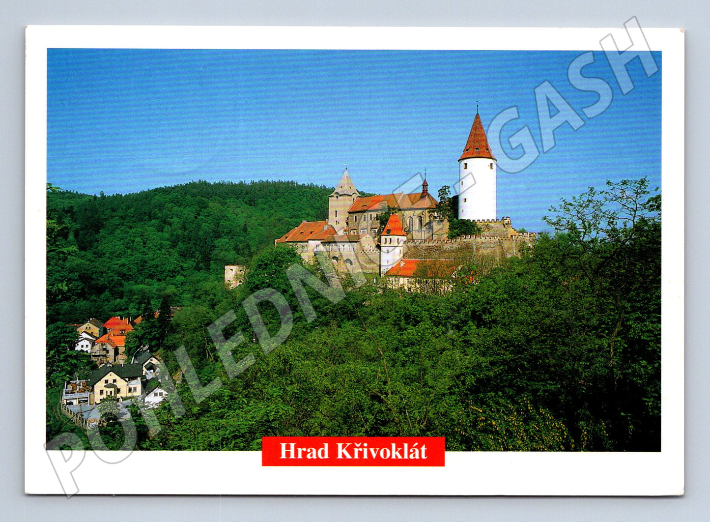 Pohlednice Hrad Křivoklát razítkovaná (M5805)