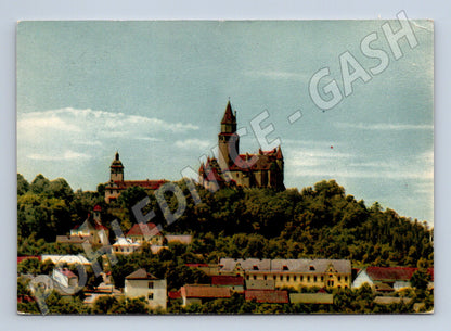 Pohlednice Hrad Bouzov barevná odeslaná (M5808)