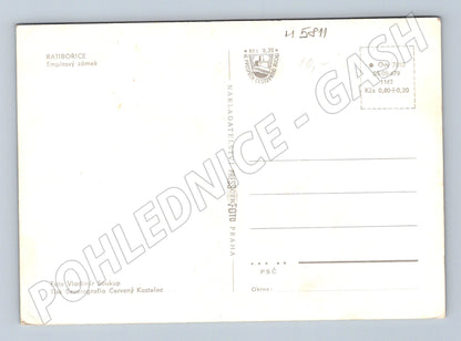 Pohlednice Zámek Ratibořice empírový styl (M5811)