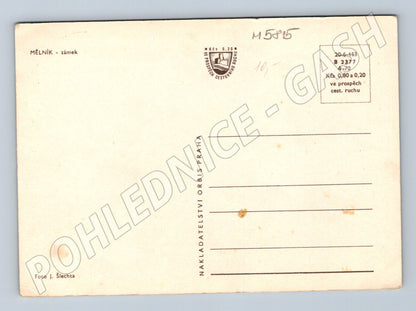 Pohlednice Mělník zámek a vinohrady (M5815)