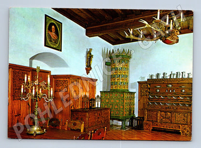 Pohlednice Bouzov velmistrova jídelna interiér (M5816)