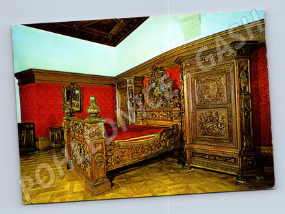 Pohlednice Hrad Bouzov velmistrova ložnice (M5819)