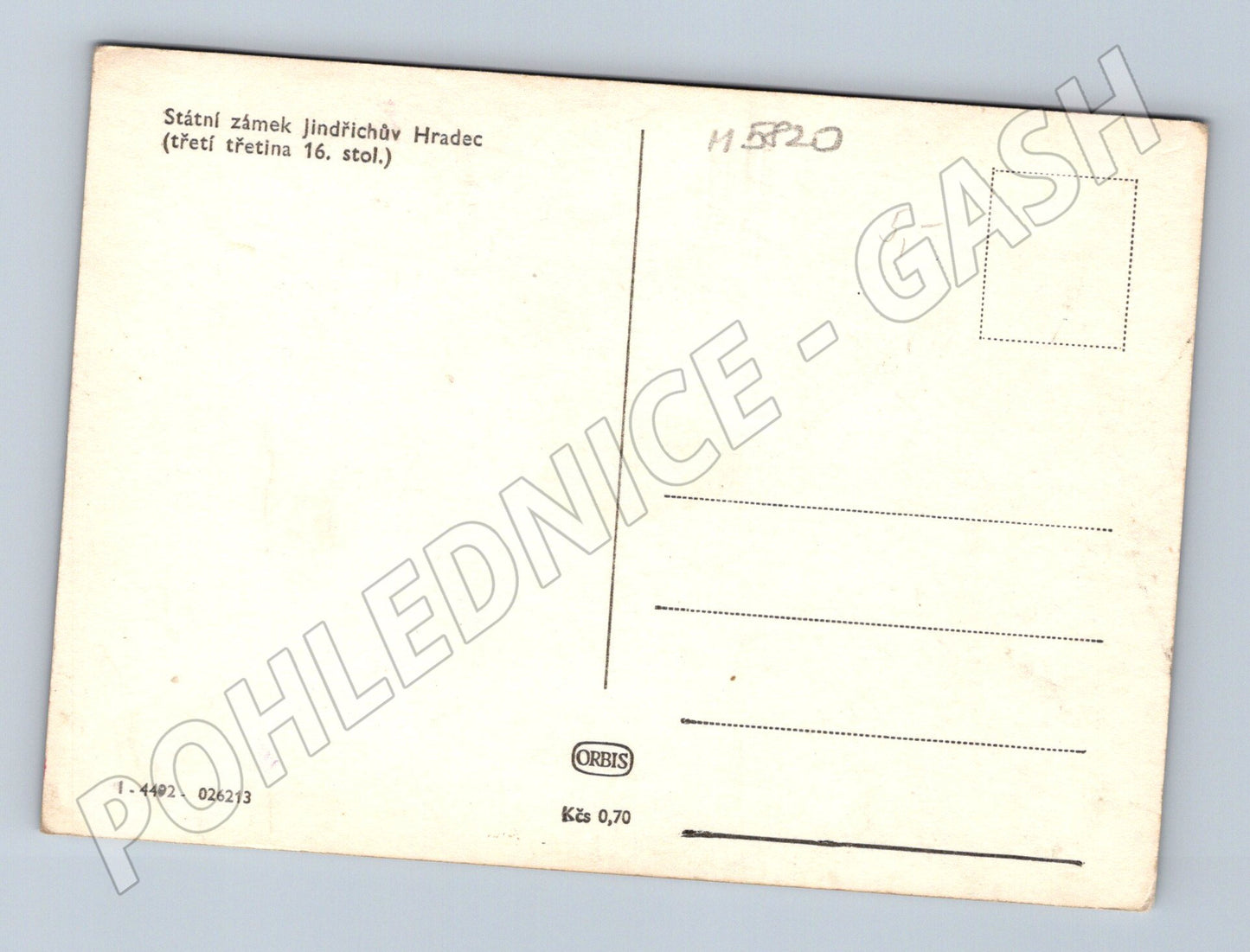 Pohlednice Zámek Jindřichův Hradec historická (M5820)