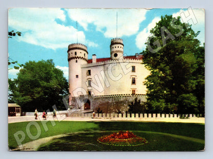 Pohlednice Orlík nad Vltavou zámek čistá (M5825)