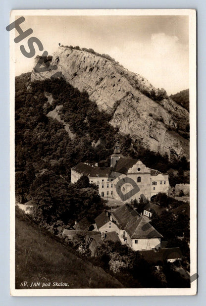 Pohlednice Sv Jan pod Skálou klášter (M583)