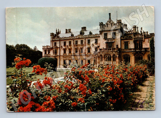 Pohlednice Lednice státní zámek neogotika (M5830)