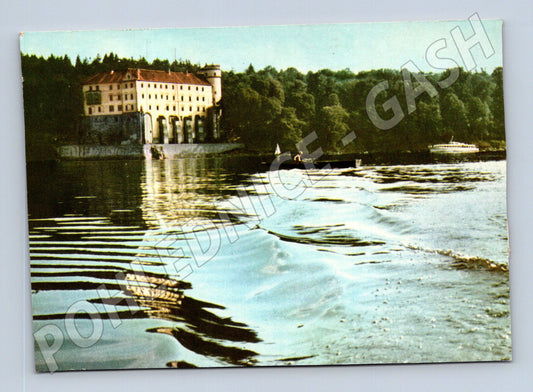 Pohlednice Orlík nad Vltavou zámek a jezero (M5832)