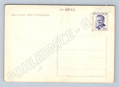 Postcard Český Šternberk State Chateau Orbis (M5842)