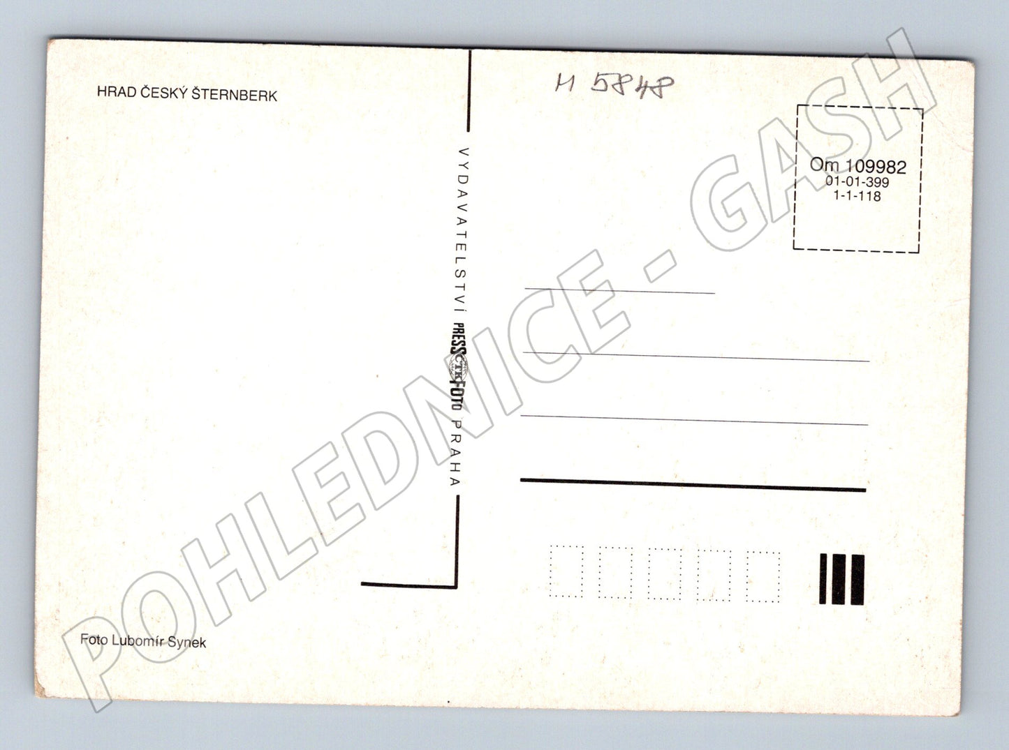 Pohlednice Hrad Český Šternberk Pressfoto (M5848)