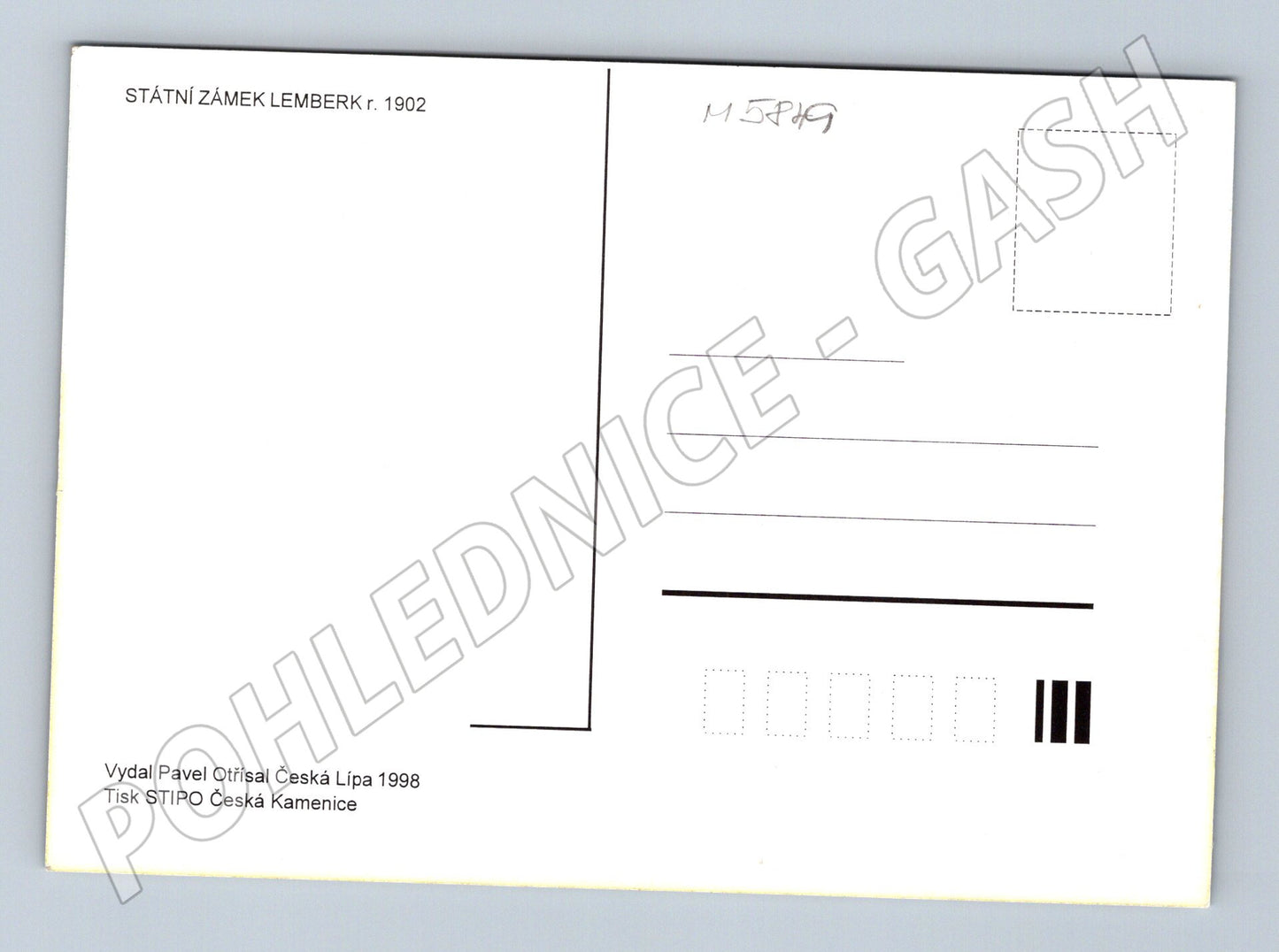 Pohlednice Zámek Lemberk historický motiv (M5849)