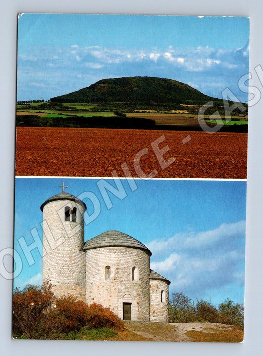 Pohlednice Hora Říp rotunda svatého Jiří (M5850)