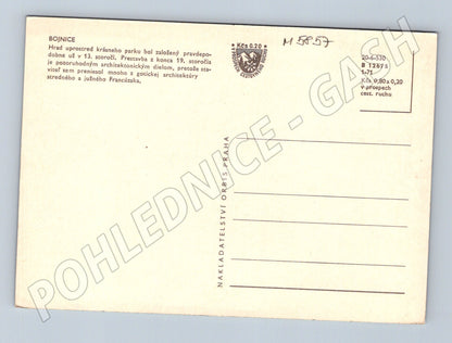 Postcard Bojnice castle Slovakia (M5857)