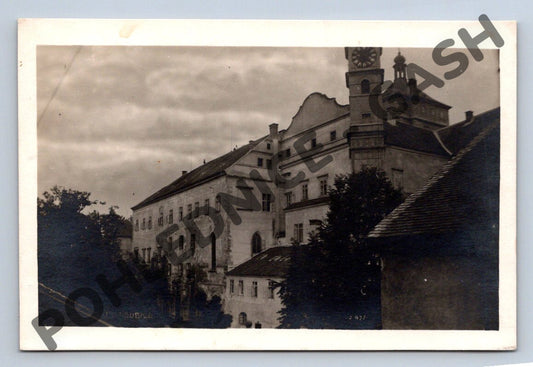 Pohlednice zámek Počátky 1925 (M586)