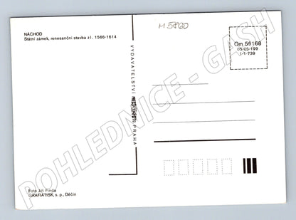 Pohlednice Náchod státní zámek renesanční (M5860)