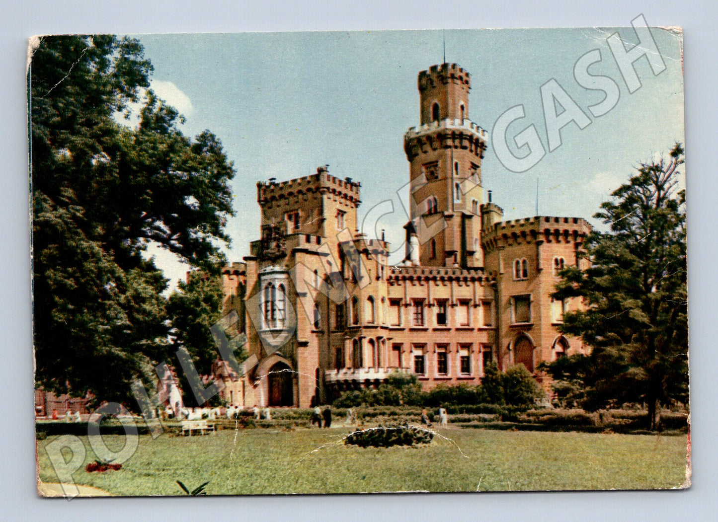 Pohlednice Hluboká nad Vltavou zámek zaslaná (M5861)