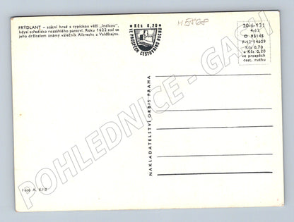Pohlednice Frýdlant hrad s věží Indickou (M5868)