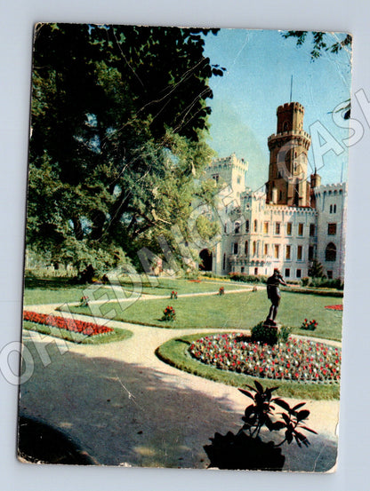 Pohlednice Hluboká nad Vltavou novogotický zámek (M5869)