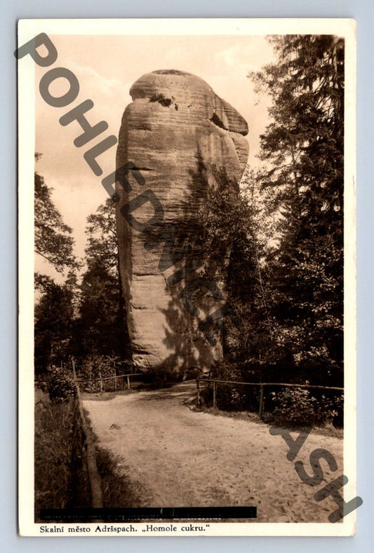 Pohlednice Adršpach Skalní město Homole cukru (M587)