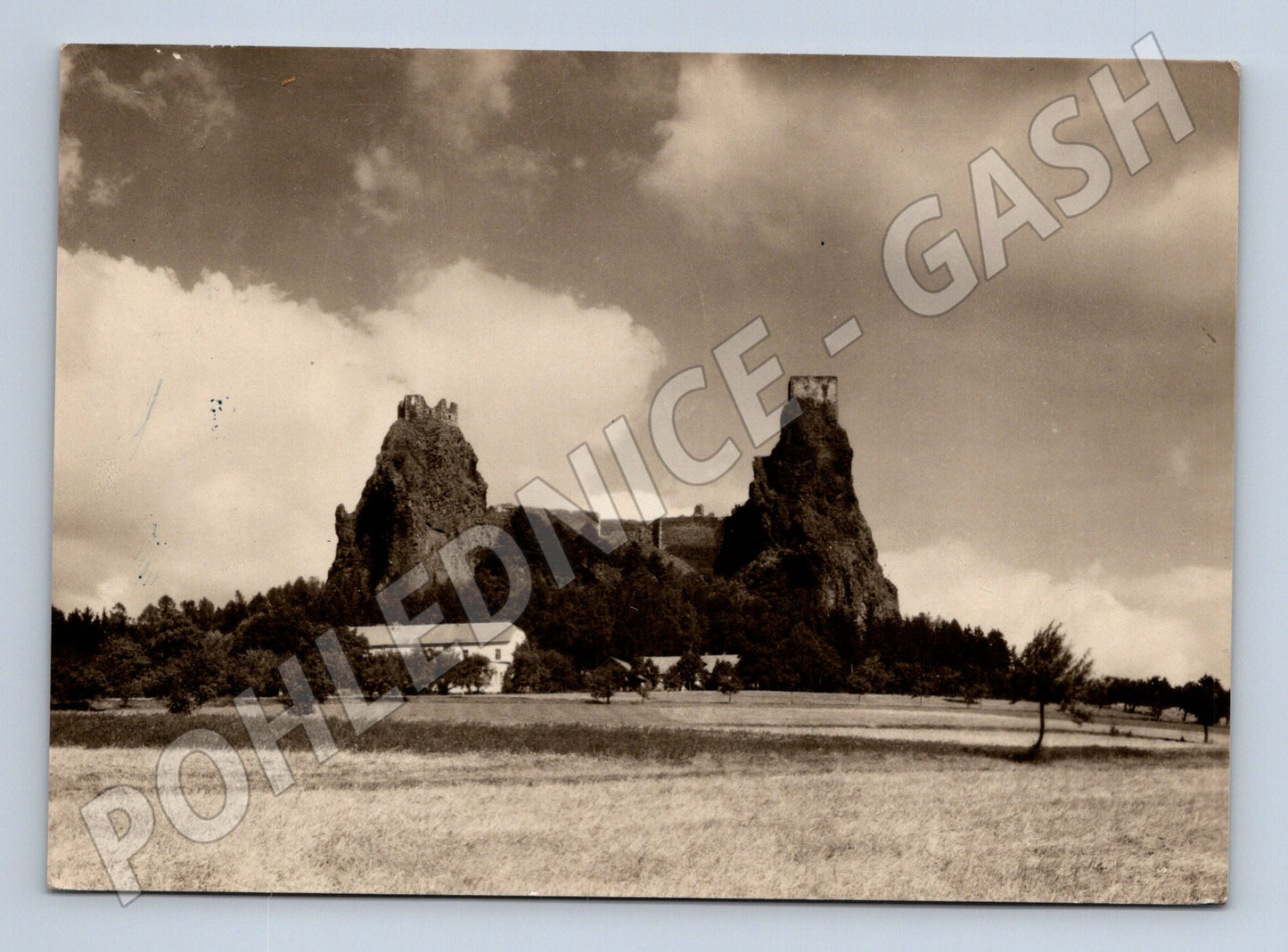 Pohlednice Hrad Trosky Český ráj odeslaná (M5880)