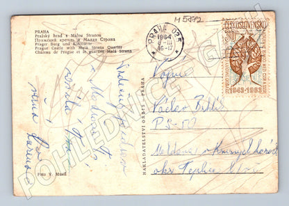 Pohlednice Praha Pražský hrad a Karlův most (M5882)