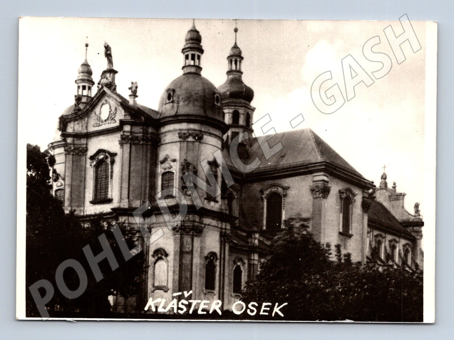 Pohlednice Klášter Osek stará neprošlá (M5884)