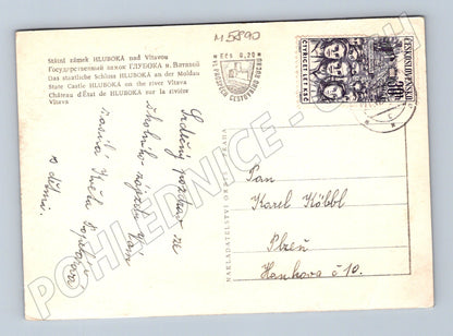 Pohlednice Hluboká nad Vltavou historická (M5890)