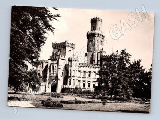 Pohlednice Zámek Hluboká nad Vltavou černobílá (M5892)