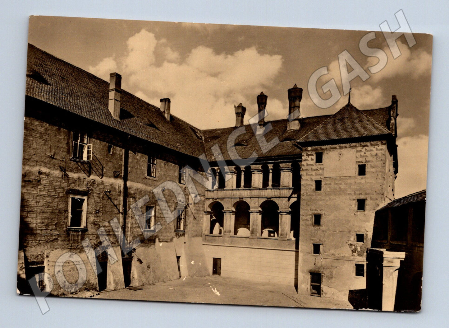 Pohlednice Zámek Mělník historická (M5893)