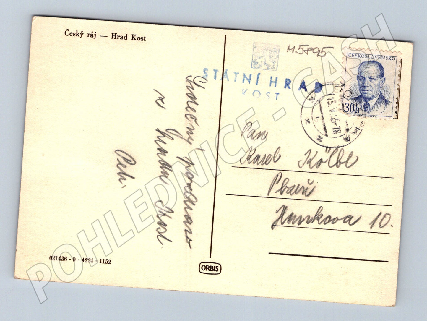 Pohlednice Hrad Kost Český ráj (M5895)