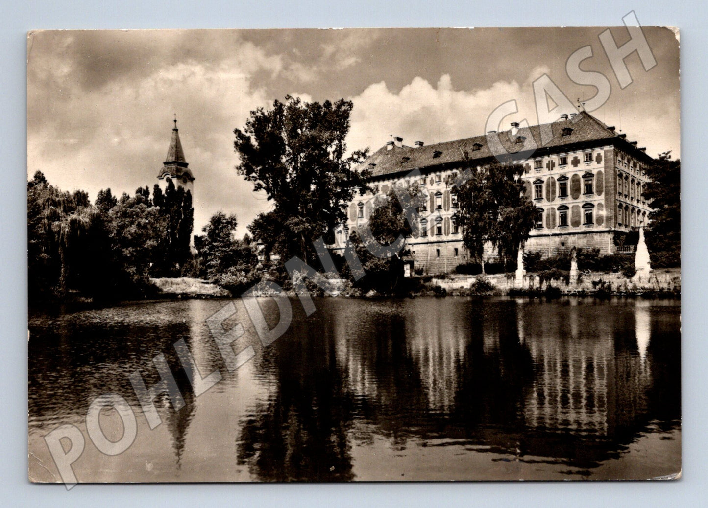 Pohlednice Zámek Libochovice Orbis čb (M5896)