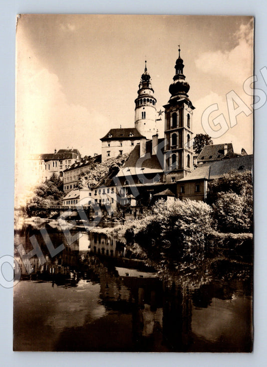 Pohlednice Český Krumlov zámek a sv. Jošt (M5898)