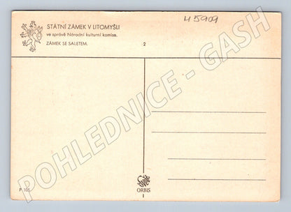Pohlednice Litomyšl státní zámek salet (M5909)