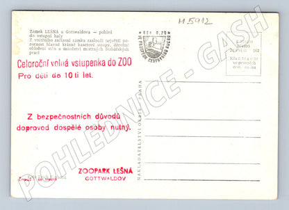 Pohlednice Zámek Lešná u Gottwaldova hala (M5912)